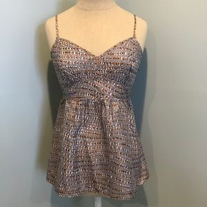 Madewell Broadway & Broome Empire Waist Silk Top